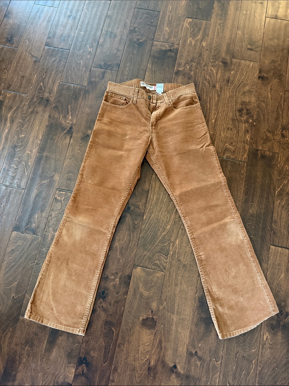Levi's Men's Corduroy Bootcut Jeans in Camel Brown